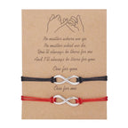 Bracelet pour Couple Amoureux (Lot de 2 Bracelets) infini