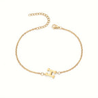 Isikupärastatud käevõru naistele kuldse algustähega h