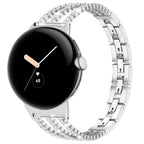 Bracciale da donna Google Pixel Watch 1, 2, 3, 4 41mm 45mm argento