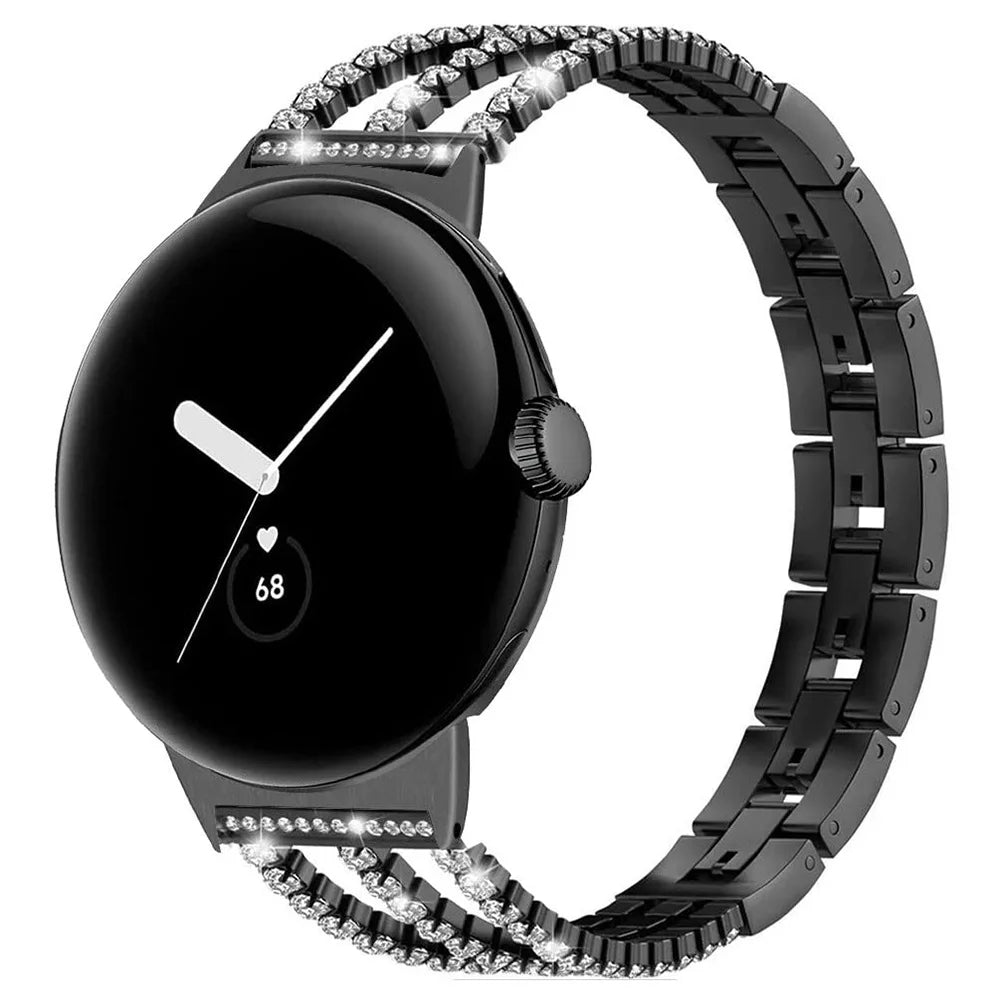 Bracciale da donna Google Pixel Watch 1, 2, 3, 4 41mm 45mm nero