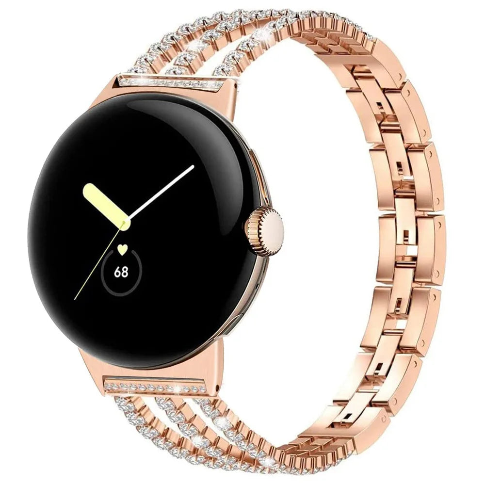 Bracciale da donna Google Pixel Watch 1, 2, 3, 4 41mm 45mm oro rosa