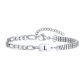 Bracelet homme initiale l