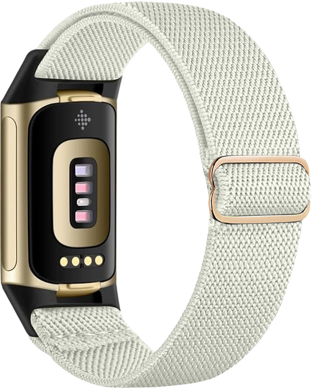 Bracelet pour montre Fitbit Charge 5, Charge 6 blanc