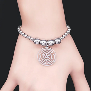 Bracelet Roue d'Hécate Strophalos Sorcellerie Wiccan