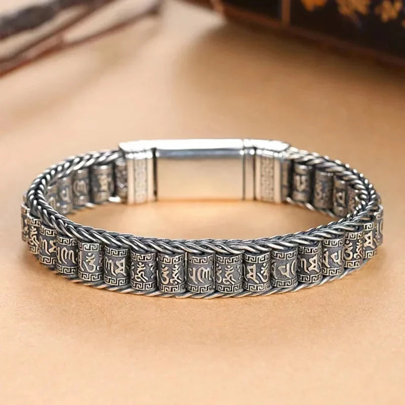 Bracelet roue de prière tibétaine