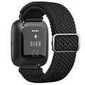 Super Elastische Band Fitbit Versa 1 Versa 2 Versa Lite Horloge zwart