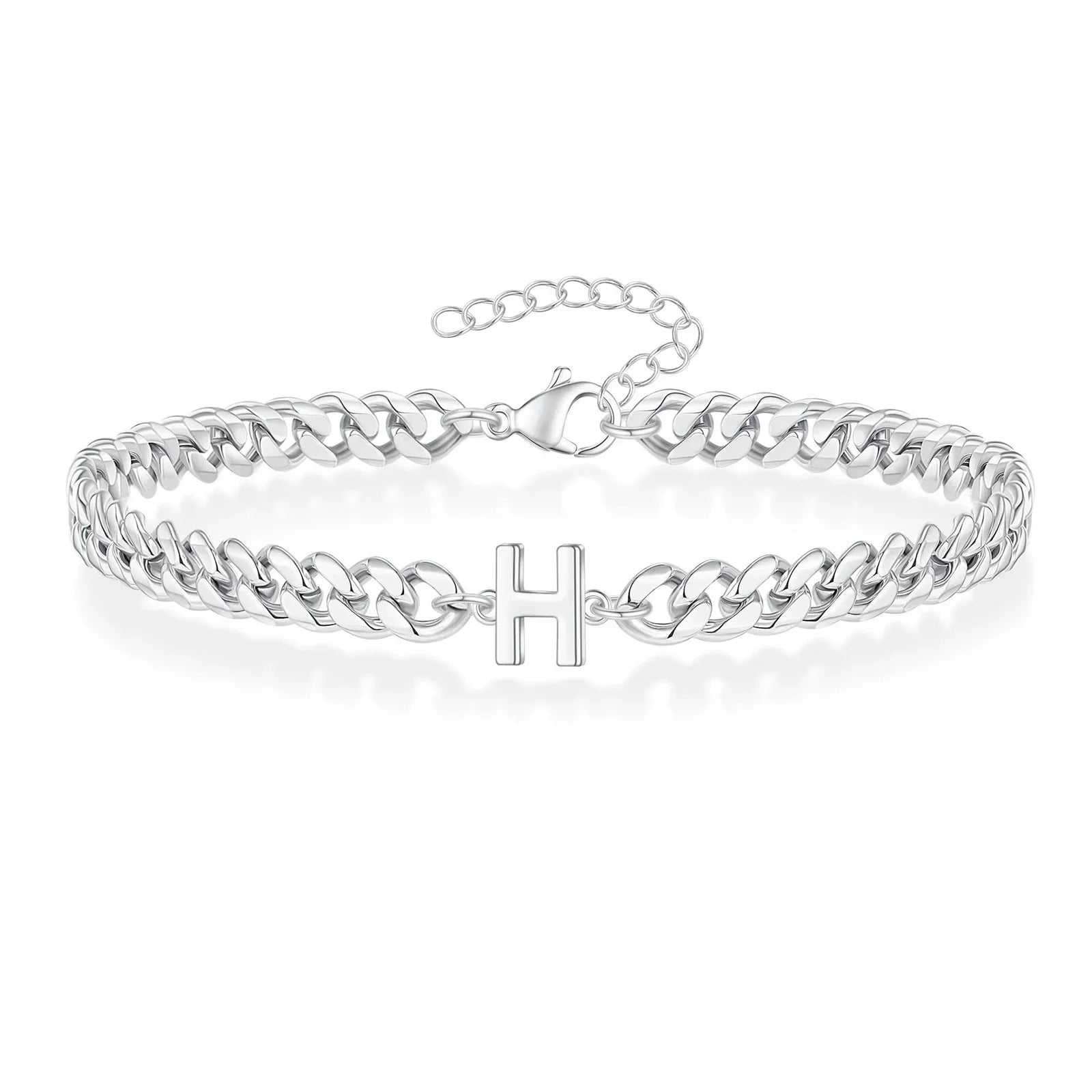 Bracelet torsadé initiale h