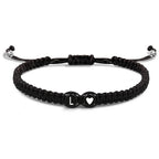 Bracelet tressé initiale l