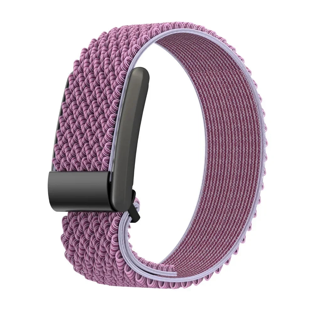 Bracelet en nylon pour montre Google Fitbit Air violet
