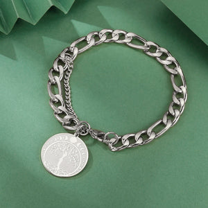 Bracelet Triquetra Noeud de la Trinité argent