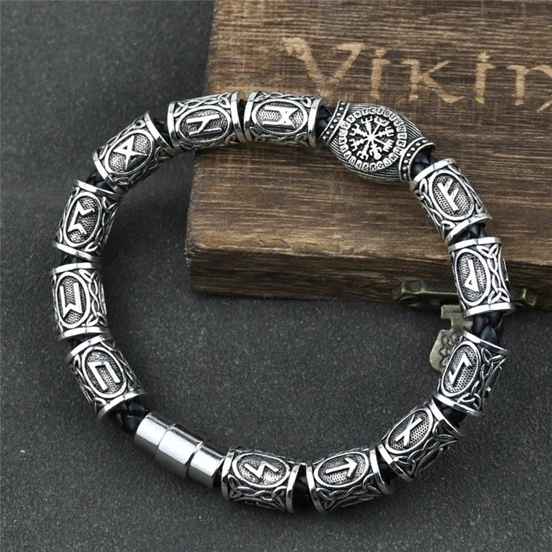 Bracelet Viking Runes Celtiques argent