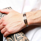 Bracelet viking Valknut ajustable