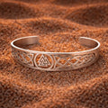 Bracelet viking Valknut ajustable