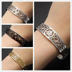 Bracelet viking Valknut ajustable
