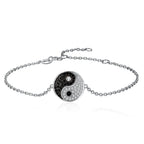 Bracelet Yin Yang avec Strass