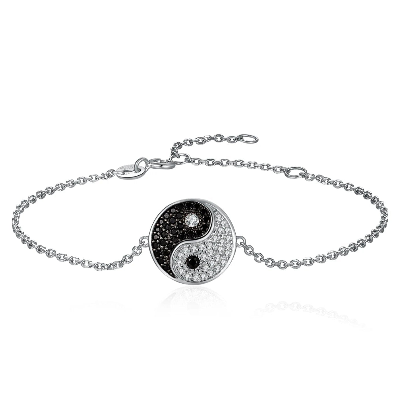 Bracelet Yin Yang avec Strass