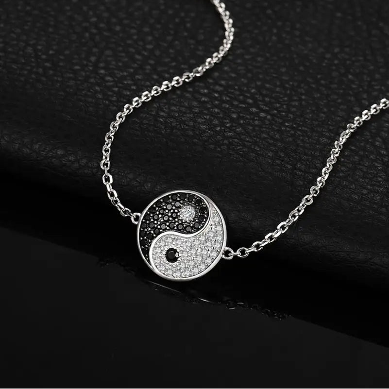 Bracelet Yin Yang avec Strass