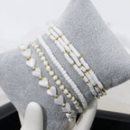 Bracelets en Perles et Coeurs