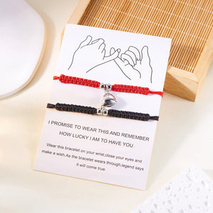 Bracelets pour Couples d'Amis Gourmette Romantique