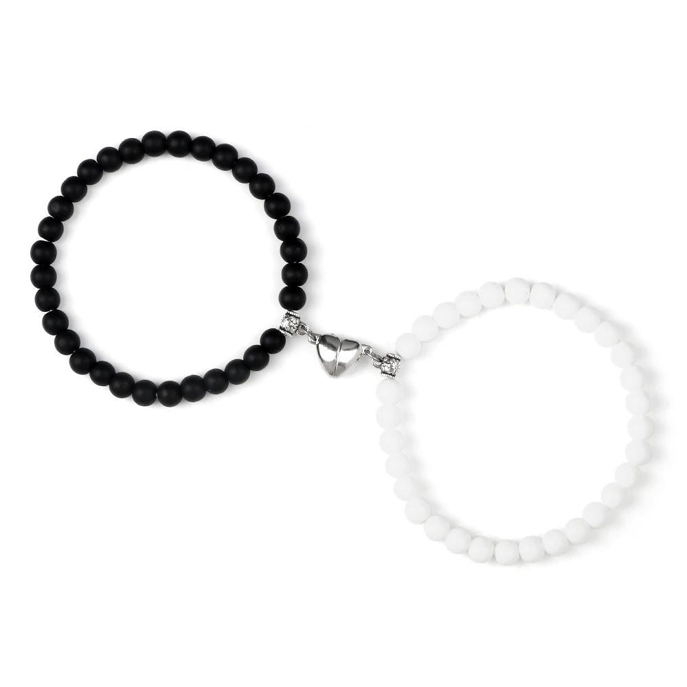 Bracelets pour Couples Magnétiques Perles