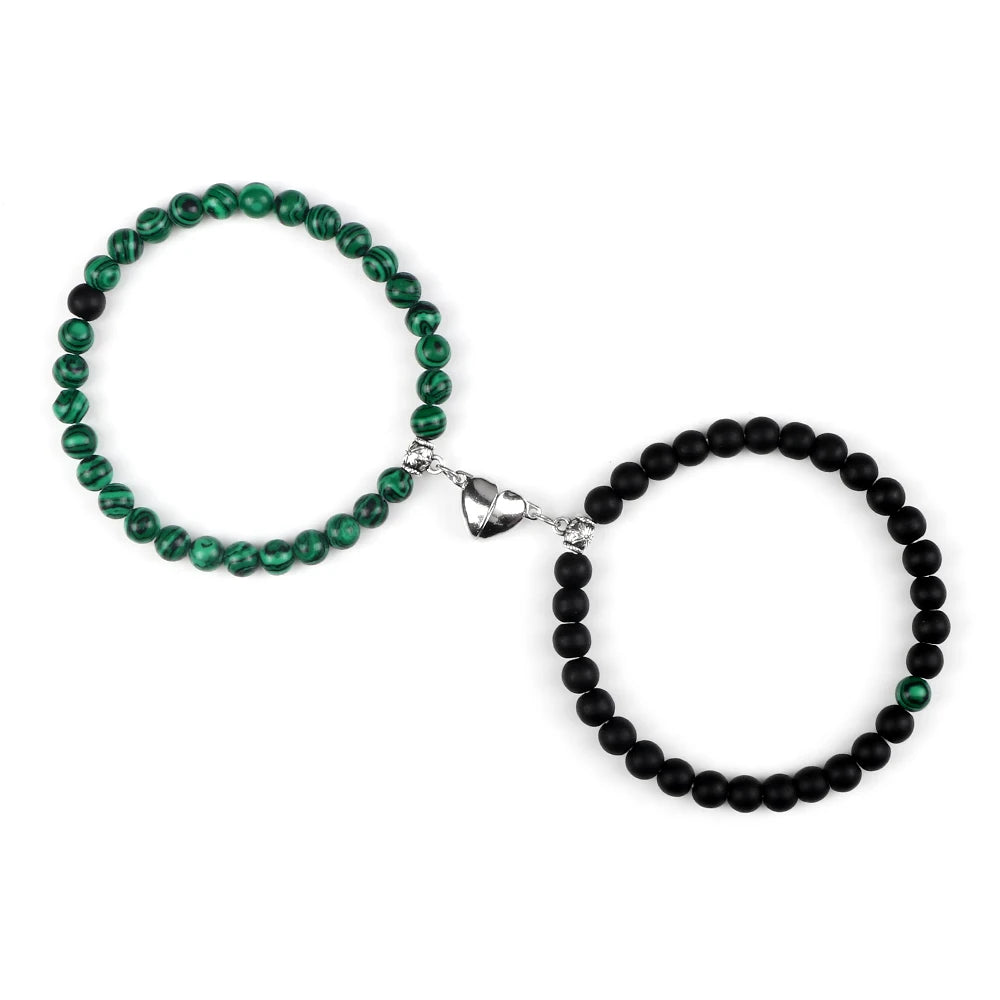 Bracelets pour Couples Magnétiques Perles