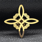 Broche Noeud de Sorcière Pins Wiccan de Protection