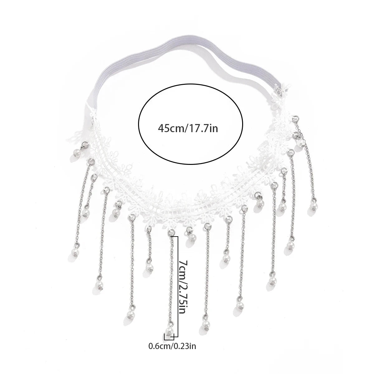 Chaîne de Cuisse Blanche - Bijou de Cuisse Corps Cuisse Femme Jambe