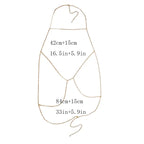 Damen Dekolleté Kette Brustkette