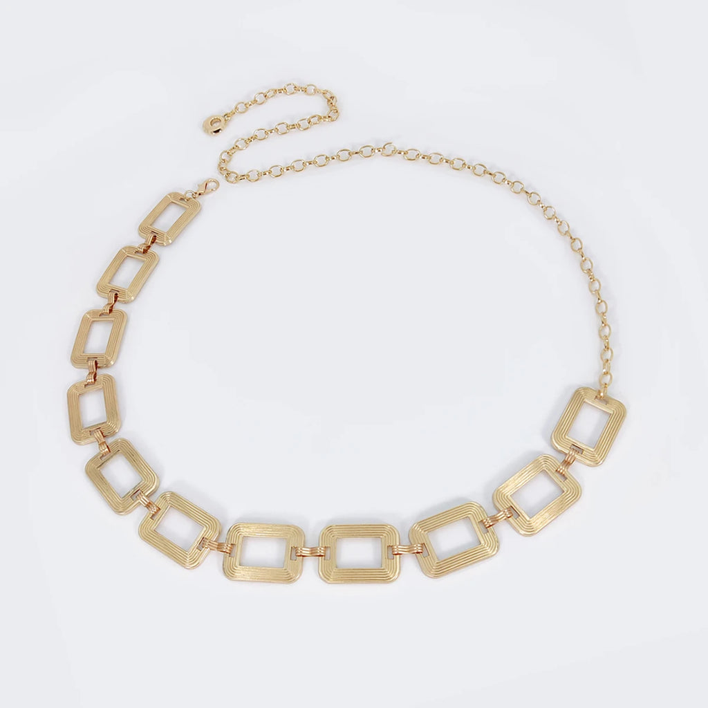 Chaîne de hanche boho - bijou de taille et ventre pour femme or