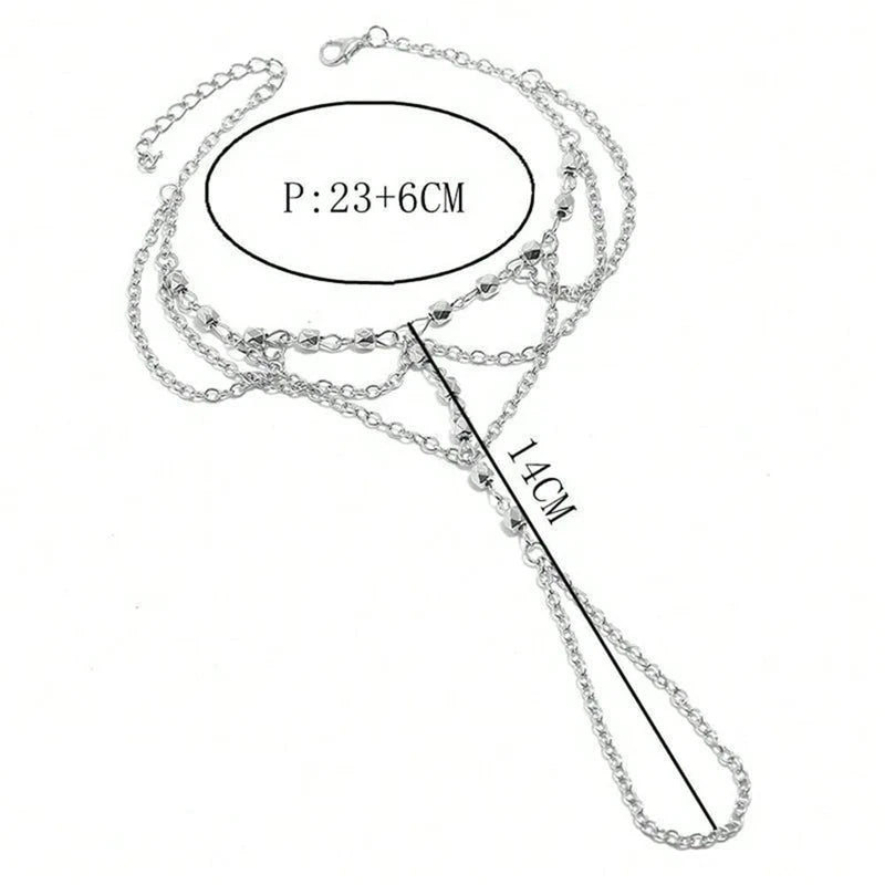 Chaîne de Pied Fleurs Dorées - Bijou de Pied Femme