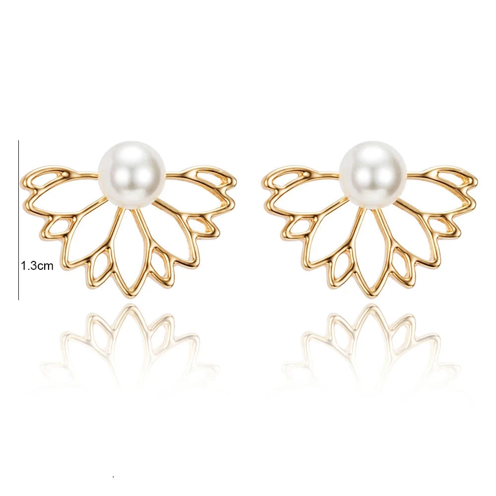 Clous d'Oreille Fleur de Lotus Femme
