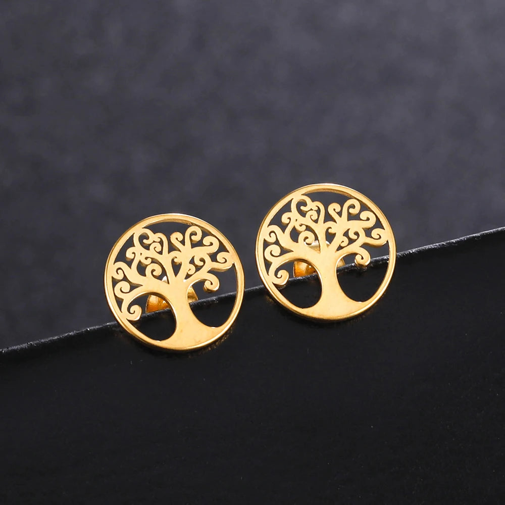 Boucles D'oreilles Arbre De Vie Victoire - Neuf Avec étiquettes