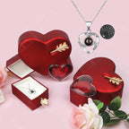 Coffret Amour Éternel avec Rose et Collier