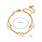 Set de 3 bijuterii Margarete Aur 