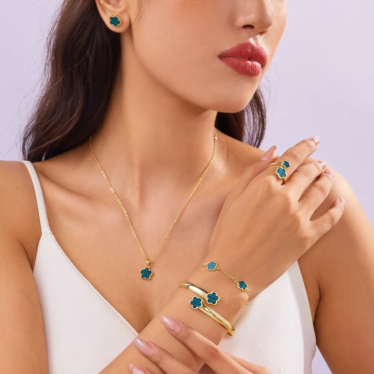 Scatola Trifoglio da 5 Gioielli