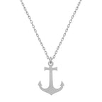 Collana ancora donna argento