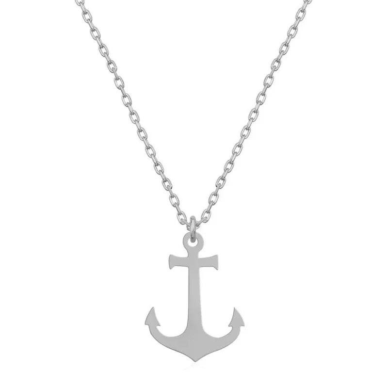 Collana ancora donna argento