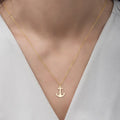 Collana ancora donna oro