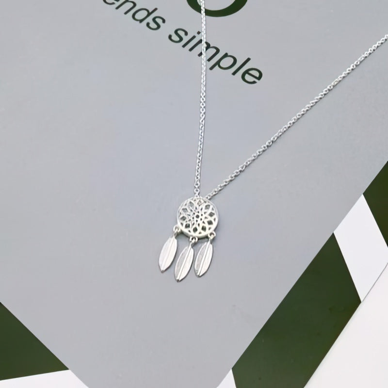 Collier Attrape Rêve Argent