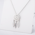 Silver Dreamcatcher Necklace