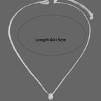 Collier avec Fin Pendentif Goutte d'Eau