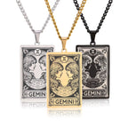 Collier avec Joli Pendentif Signe du Zodiaque Astrologique