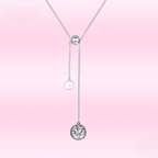 Collier avec Long Pendentif Arbre de Vie