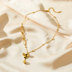 Collier avec pendentif abeille pour femme