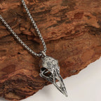 Collier avec Pendentif Corbeau