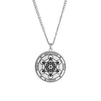 Collier avec Pendentif Cube Métatron argent