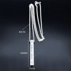 Necklace with Mesuzah protection pendant and Jewish Hebrew letters