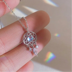 Collier avec Pendentif Elégant Pierre de Lune