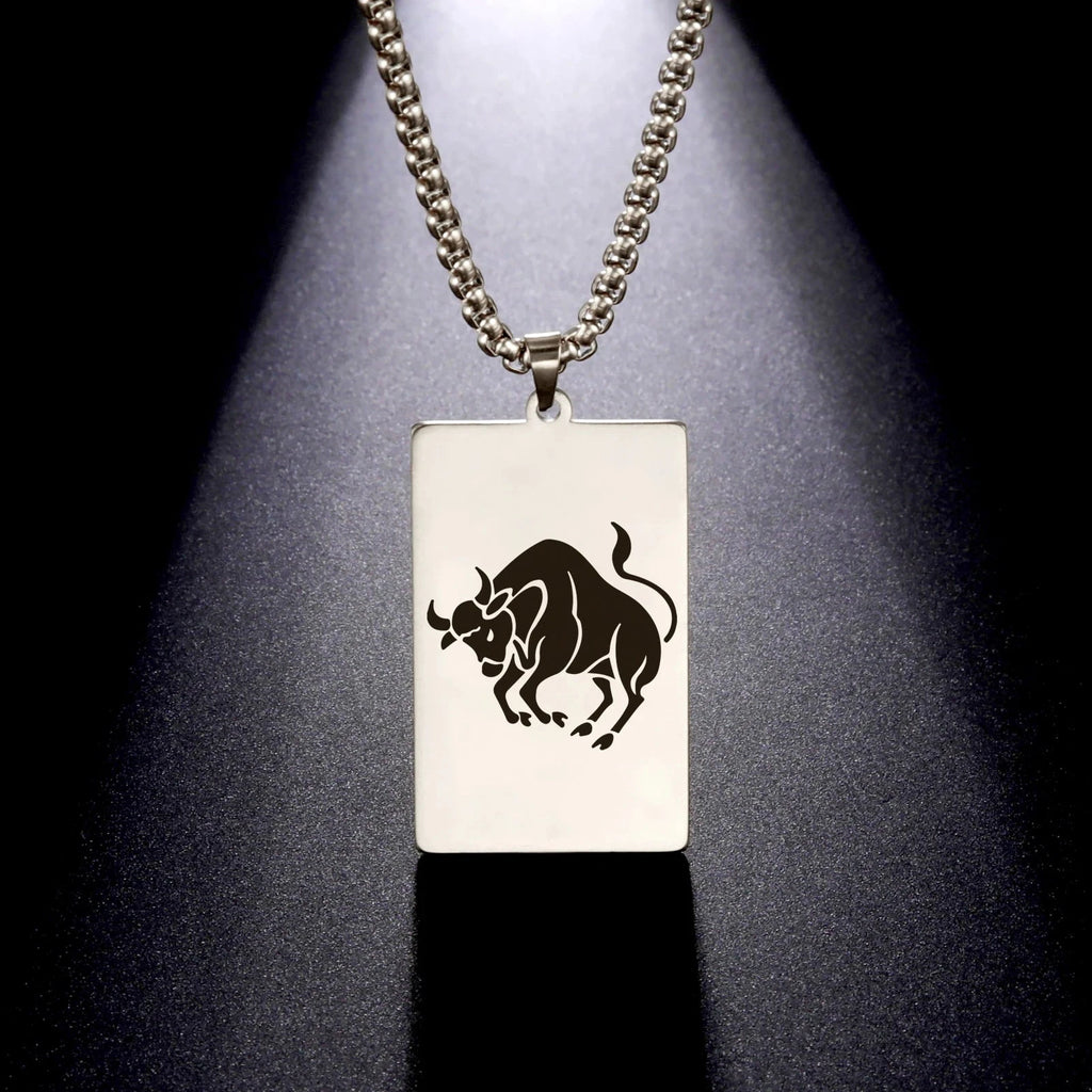 Collier avec Pendentif Elégant Signe du Zodiaque Astrologique