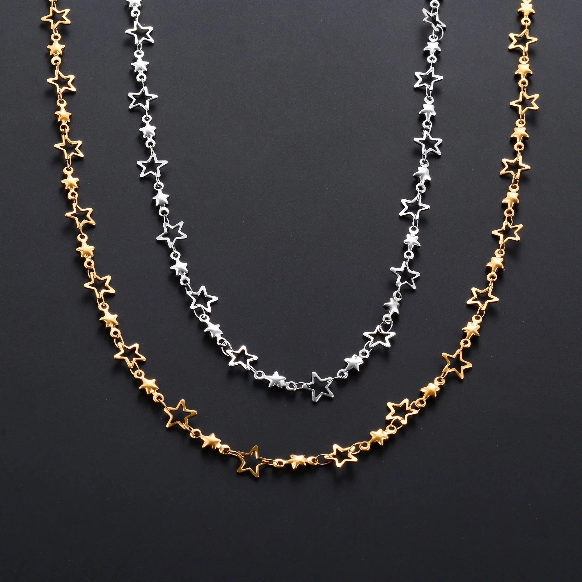 Collier avec Pendentif Etoile Astrologie pour Homme ou Femme argent